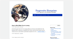 Desktop Screenshot of progressivehumanism.com